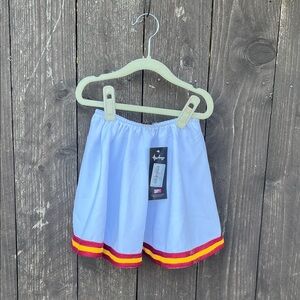 New USC Cheerleading Skirt with Red and Yellow Trim